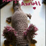 Brown Amigurumi Axolotl