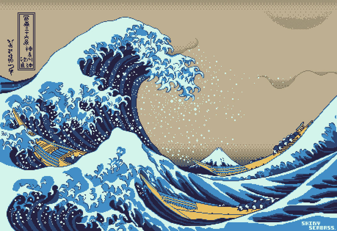 Great Wave off Kanagawa by ShinySeabass