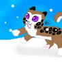 Chibi Tammi in the snow