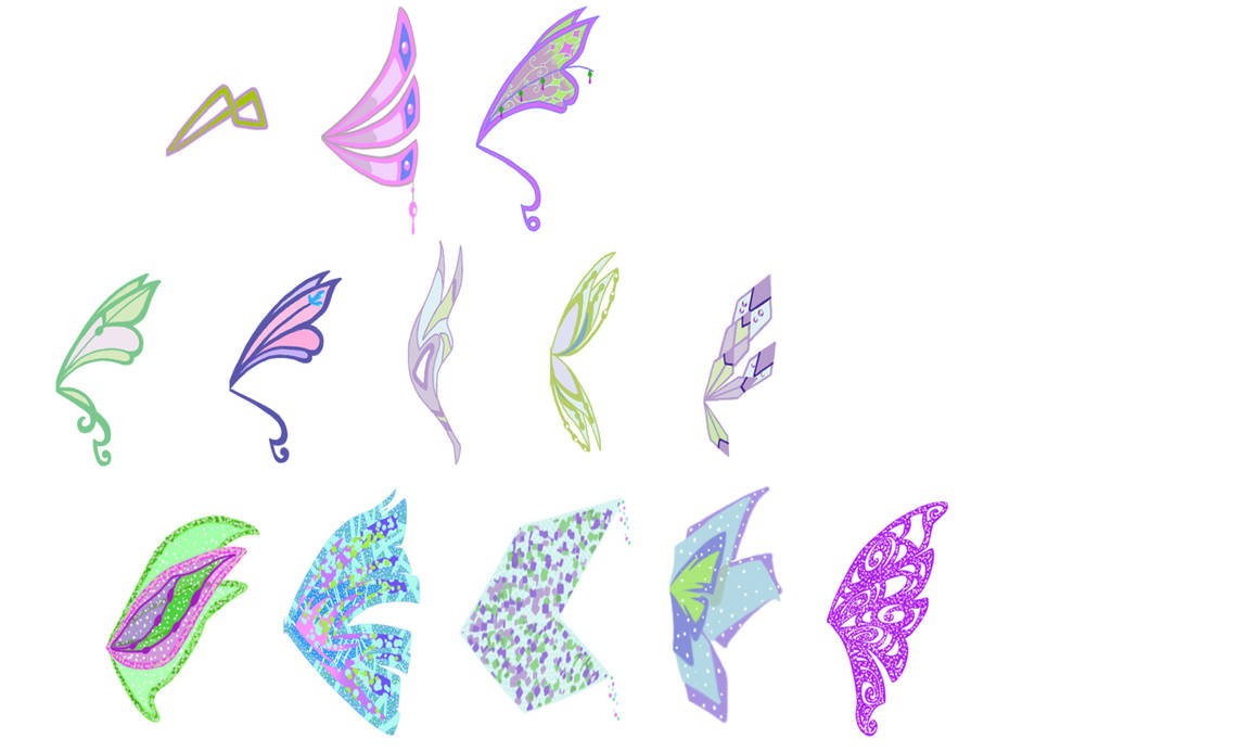 Chibi Collection Winx TECHNA Wings Set by purpleorchid-8863 on DeviantArt