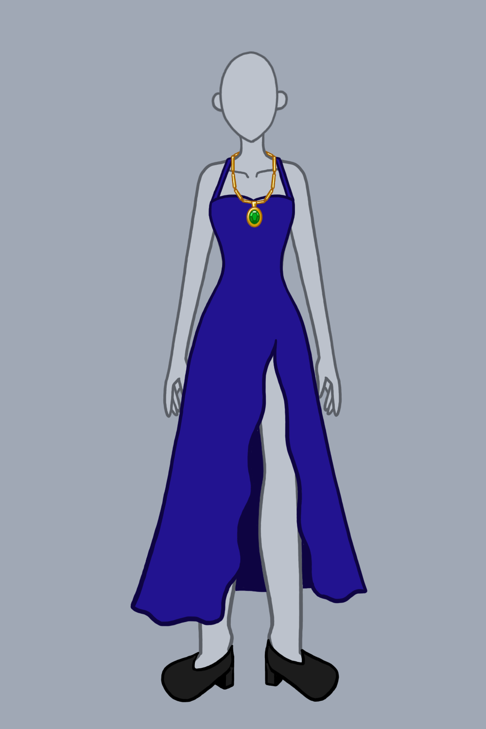 OC Fashion Emily in Blue Fancy Dress by purpleorchid-8863 on DeviantArt
