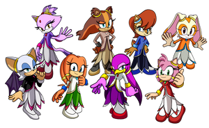 Sonic Girls Collection as Cosmo Style 2