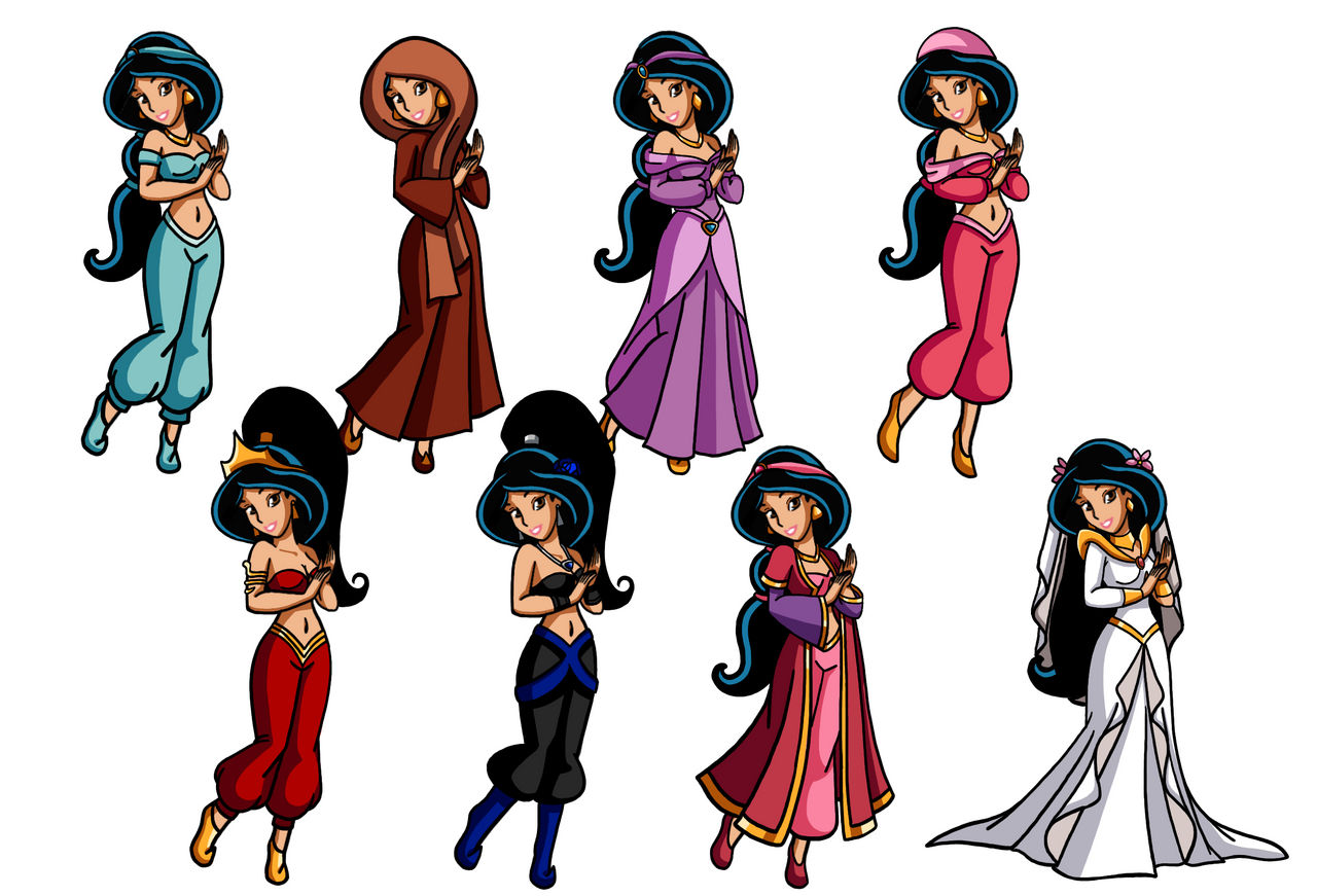 Disney Princess Jasmine Fashion Collection by purpleorchid-8863 on  DeviantArt
