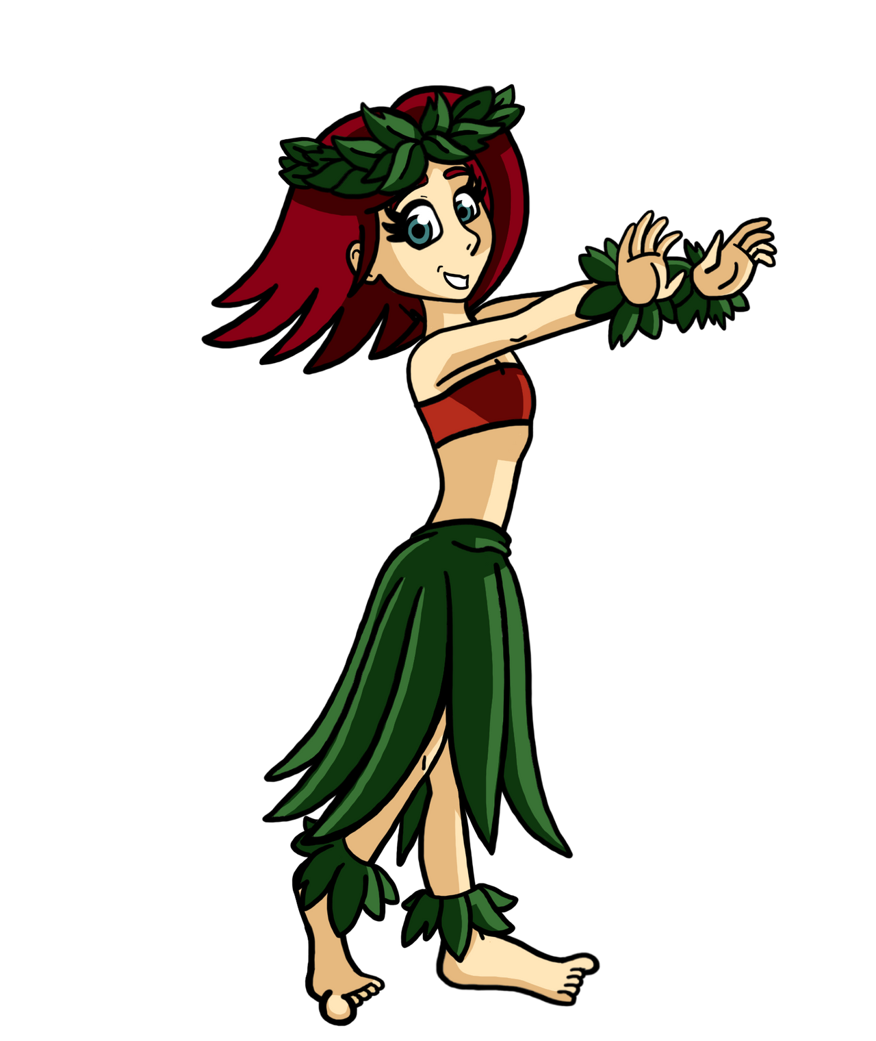 Deviantart Request OC Hula Audrey by purpleorchid-8863 on DeviantArt