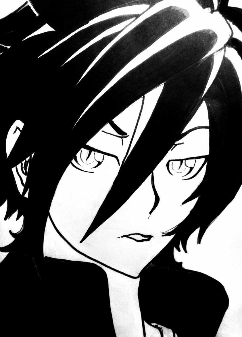 Anime Guy Black And White By Kurumai On Deviantart