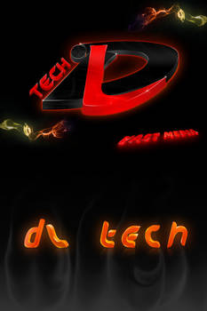 DLTECH 3d logo and name