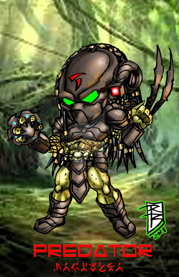 Chibi predator color by BigRob1031 on DeviantArt