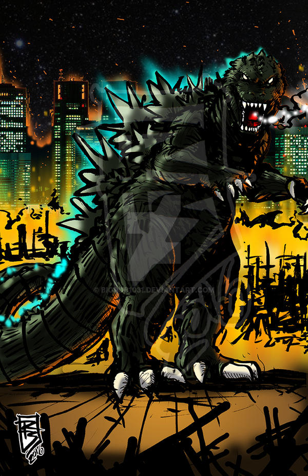 Godzilla The Ride Deviantart Godzilla by BigRob1031 on DeviantArt
