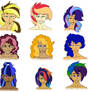 MLP NG Humanized Headshots