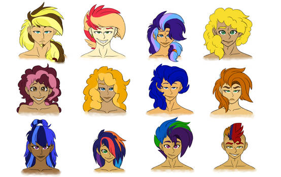 MLP NG Humanized Headshots