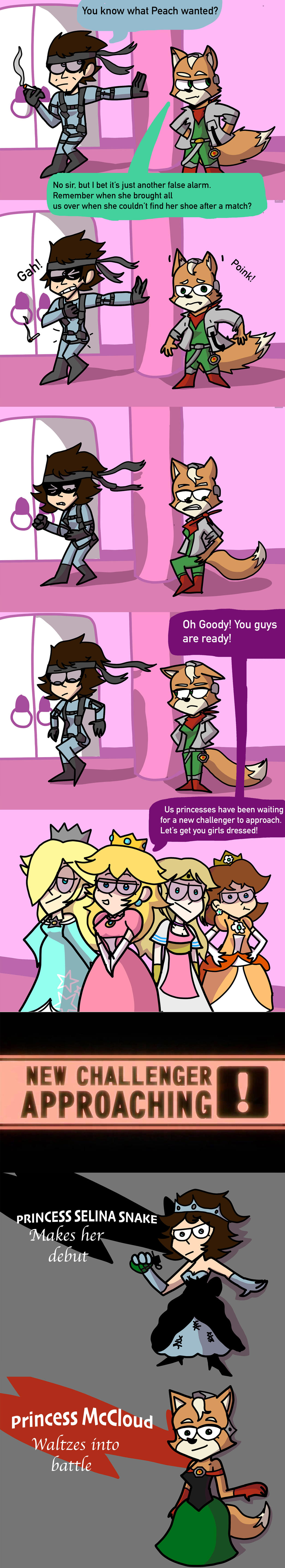 Service Hour Tg Super Smash TG: Princess Selina Snake and McCloud by Kenneth2Willow on ...