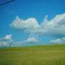 The field and a wonderful Sky.