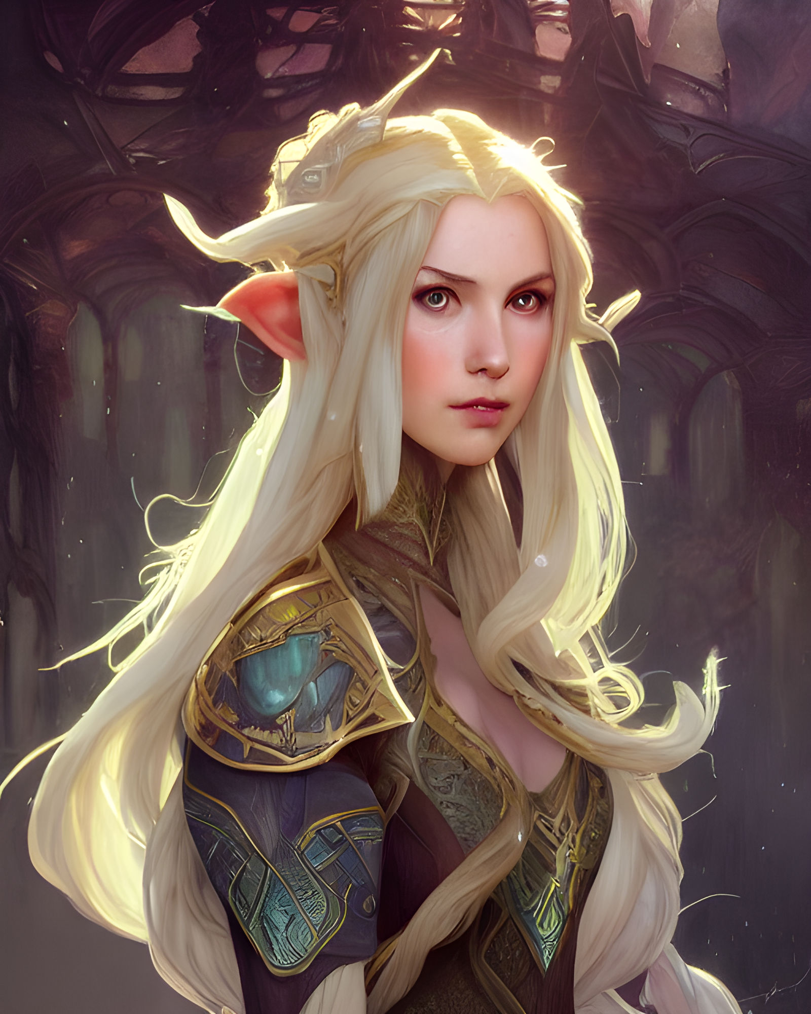Female elven fighter 003 by Zumstein on DeviantArt