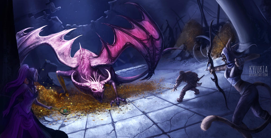 Dragon attack concept by kylukia Dragon attack concept by kylukia