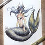 Mermaid in watercolors