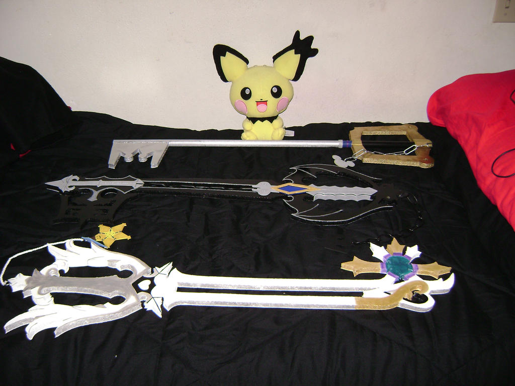 All Keyblades So Far... by Darknightdv on DeviantArt