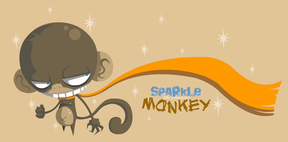 Sparkle the Cleanest Monkey