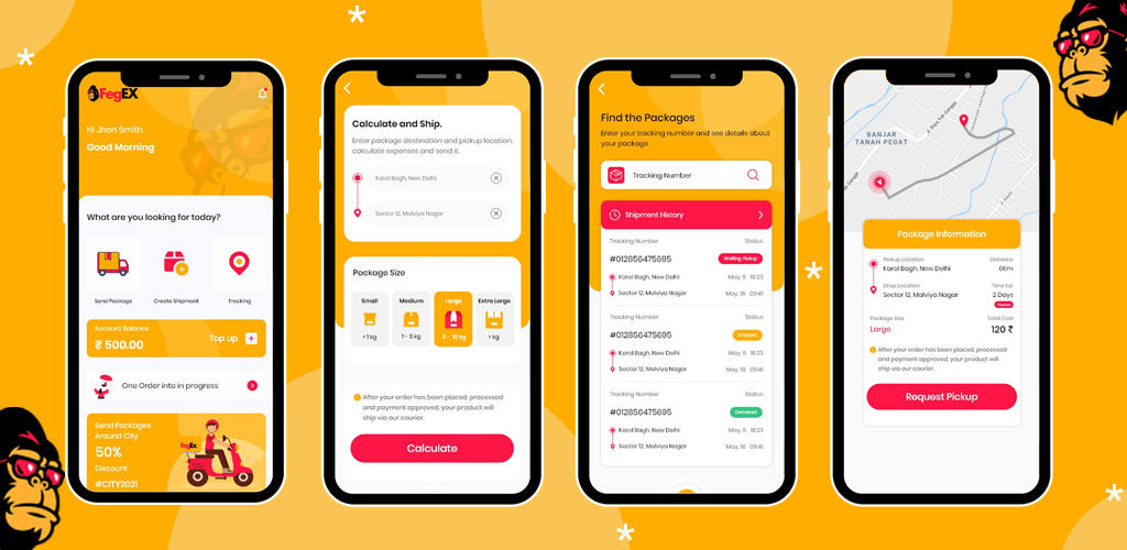Delivery Express App Courier Delivery Service App by fegexpress on DeviantArt