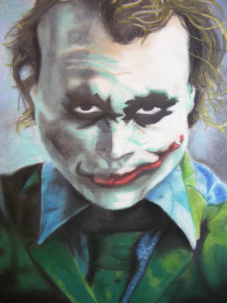 Heath Ledger - The joker by ApacketOfCrayons on DeviantArt