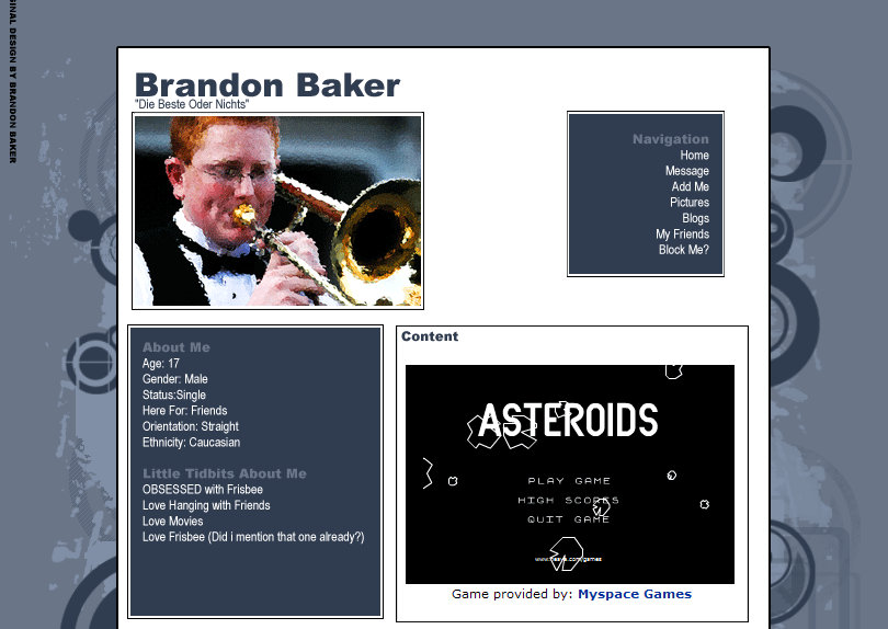 Vector MySpace Layout 1 by MrGoodWrench on DeviantArt