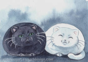 Fat Cats ACEO