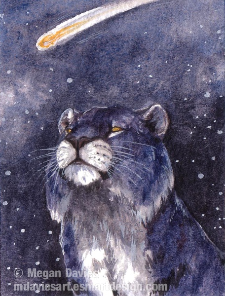 Space Tiger ACEO