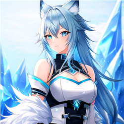 Icey The Ice Wolf In Human Form