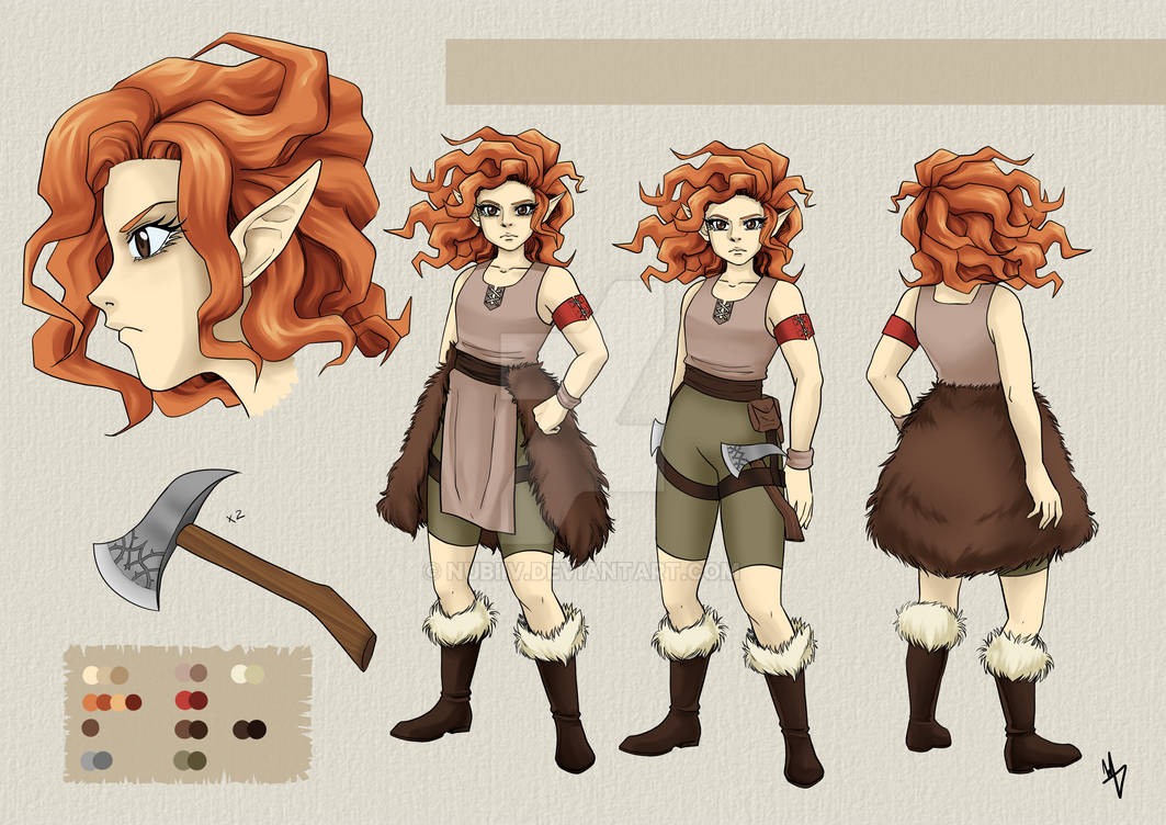 Young Elf Model Sheet by Nubiiv on DeviantArt