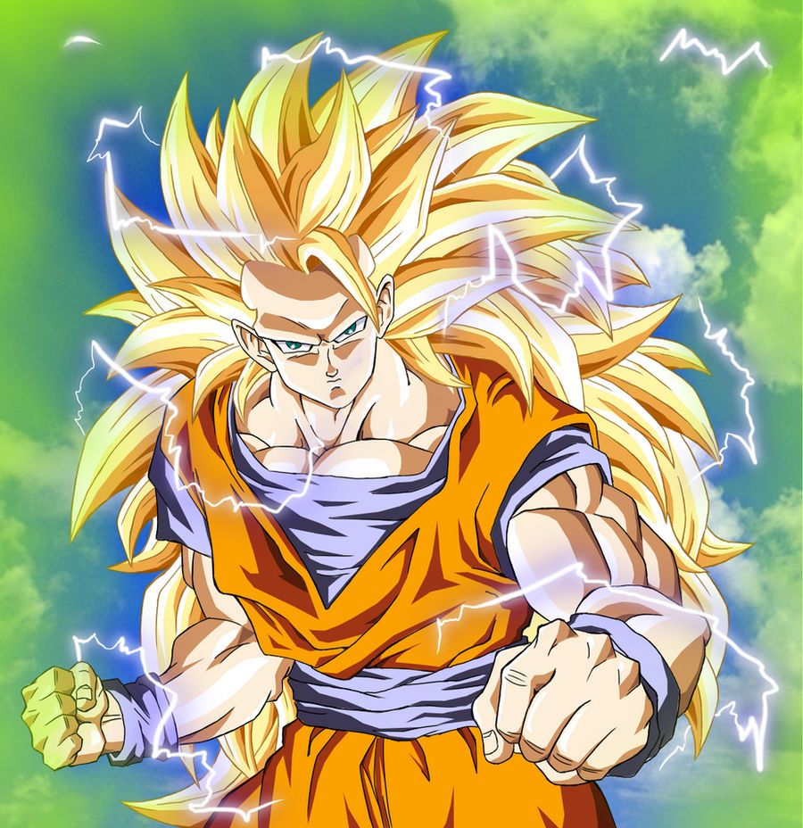 Goku ssj3 by MirrorFace - color by Rei-Erv on DeviantArt