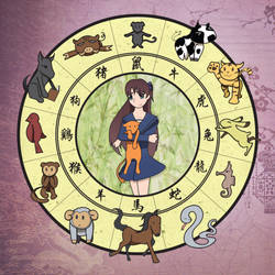 Fruits Basket Clock Design - The Chinese Zodiac