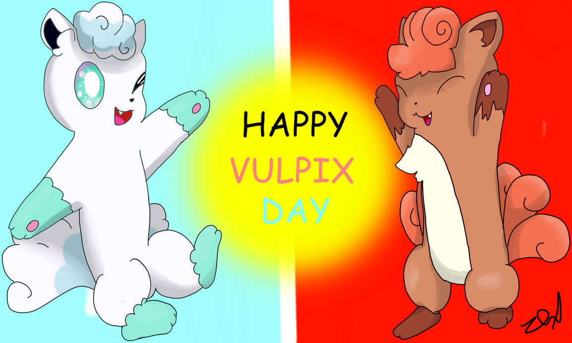 Vulpix Bday Happy Vulpix Day! by Zexthepokeartist on DeviantArt