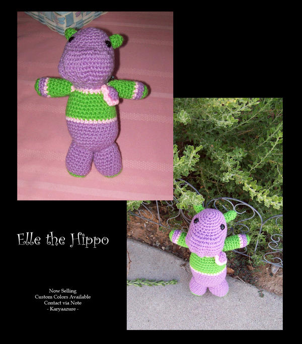 Elle, the hippo