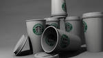 Starbucks coffee cups by McZlik
