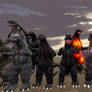 SFM Godzillas