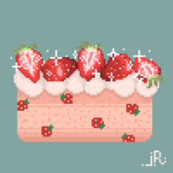 Strawberry Roll Cake