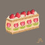 Strawberry cake