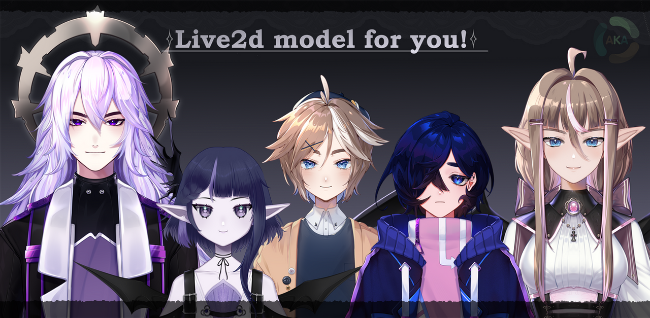 2d Live Model Example New live2d models (ready for animation) by KogarLin on DeviantArt