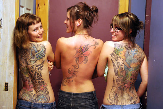 Tattooed French Sisters