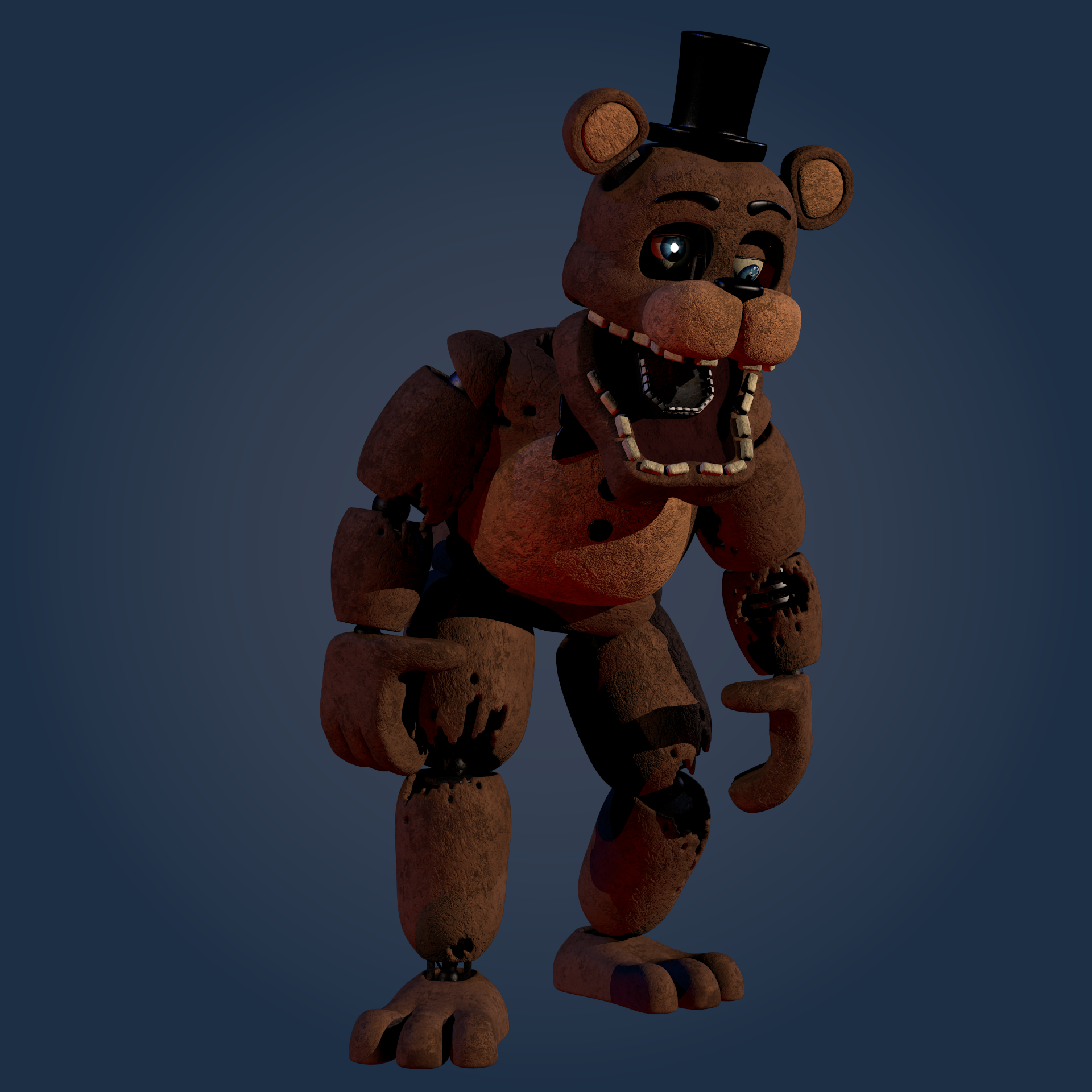 Stylized Withered Freddy model by me