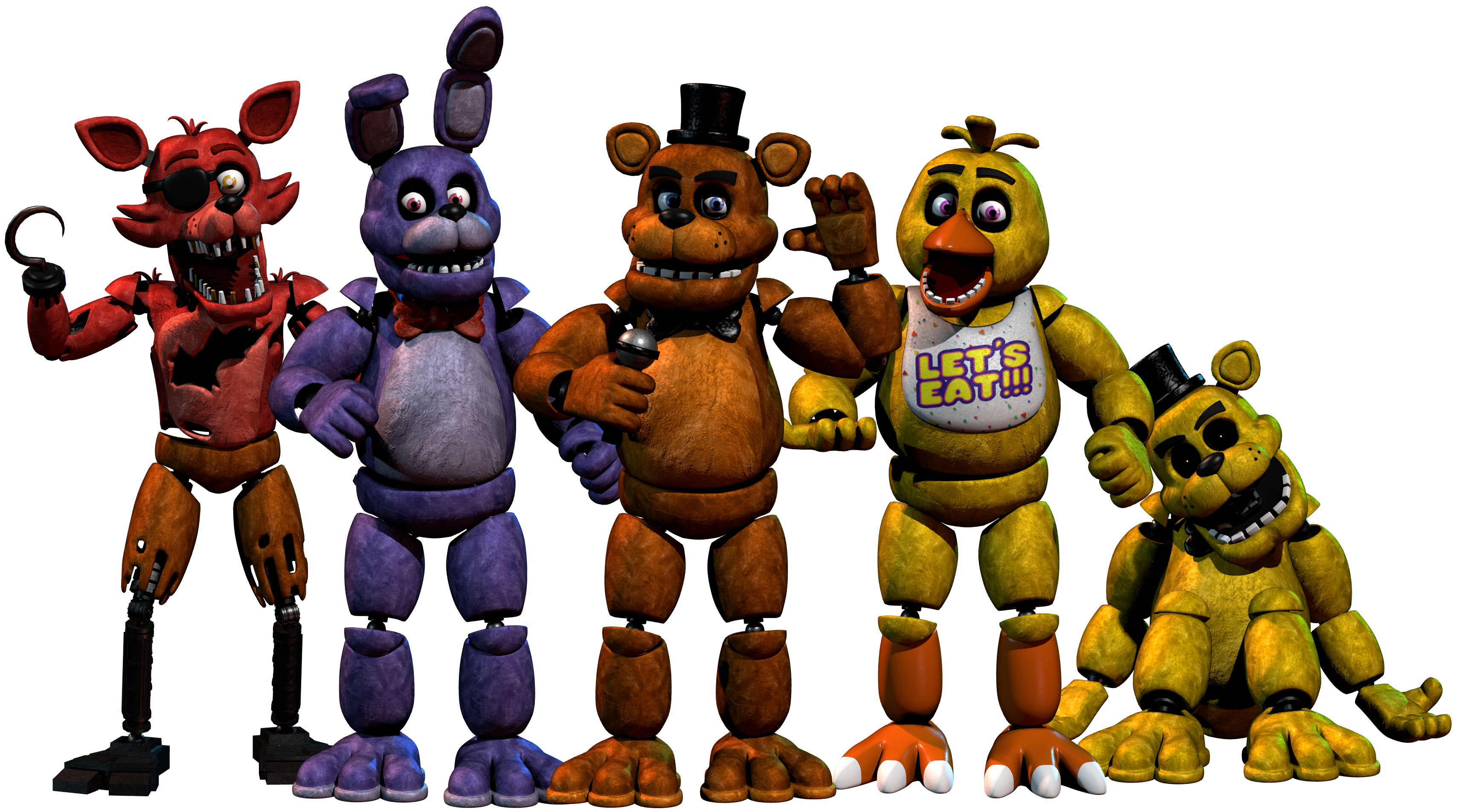 Fnaf1 Gang! (100+ Watchers Special) by Sh0ffu on DeviantArt