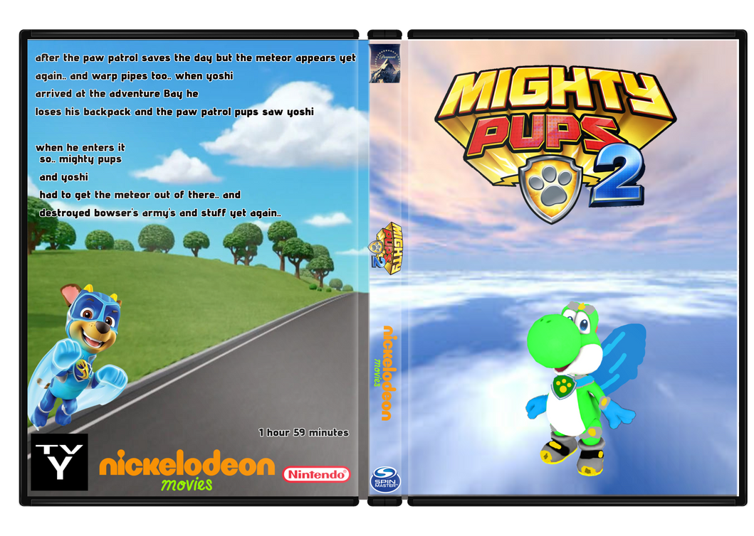 Mighty Dvd Deviantart Paw patrol mighty pups 2 (fan-made dvd cover art) by HunterEvansarts on ...