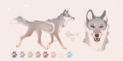 Winter wolf adoptable | closed