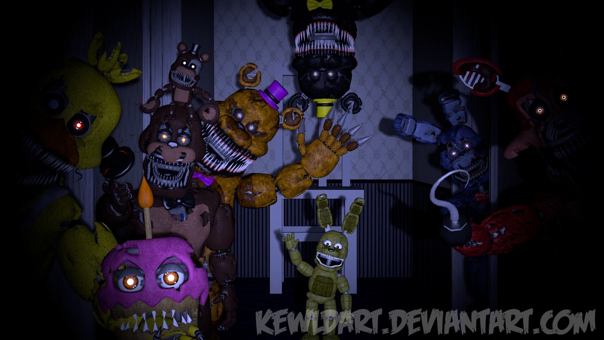 FNaF 4 on PC by HAWk463 on DeviantArt