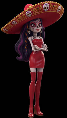 Skelita Calaveras's new clothes