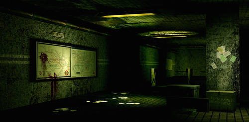 Zombie underground_ Videogame scene