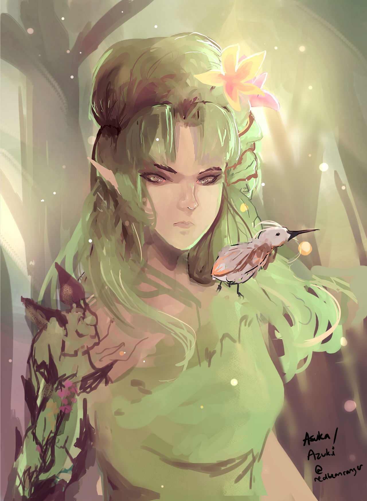 Driad Oc Rocks Dryad OC by RedBeanRanger on DeviantArt