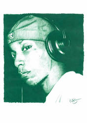 Big L Pencil Sketch