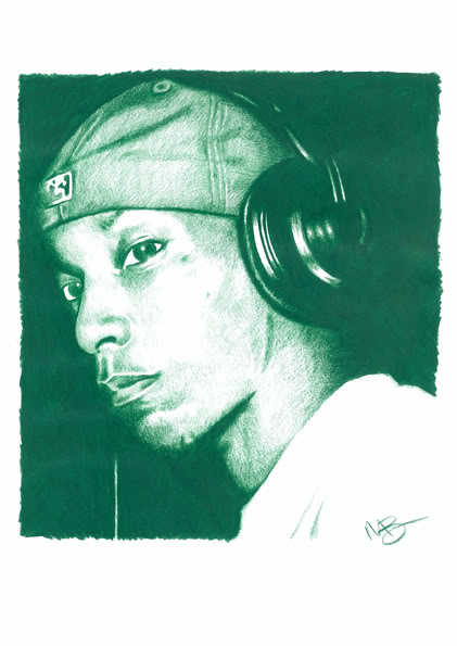 Big L Pencil Sketch