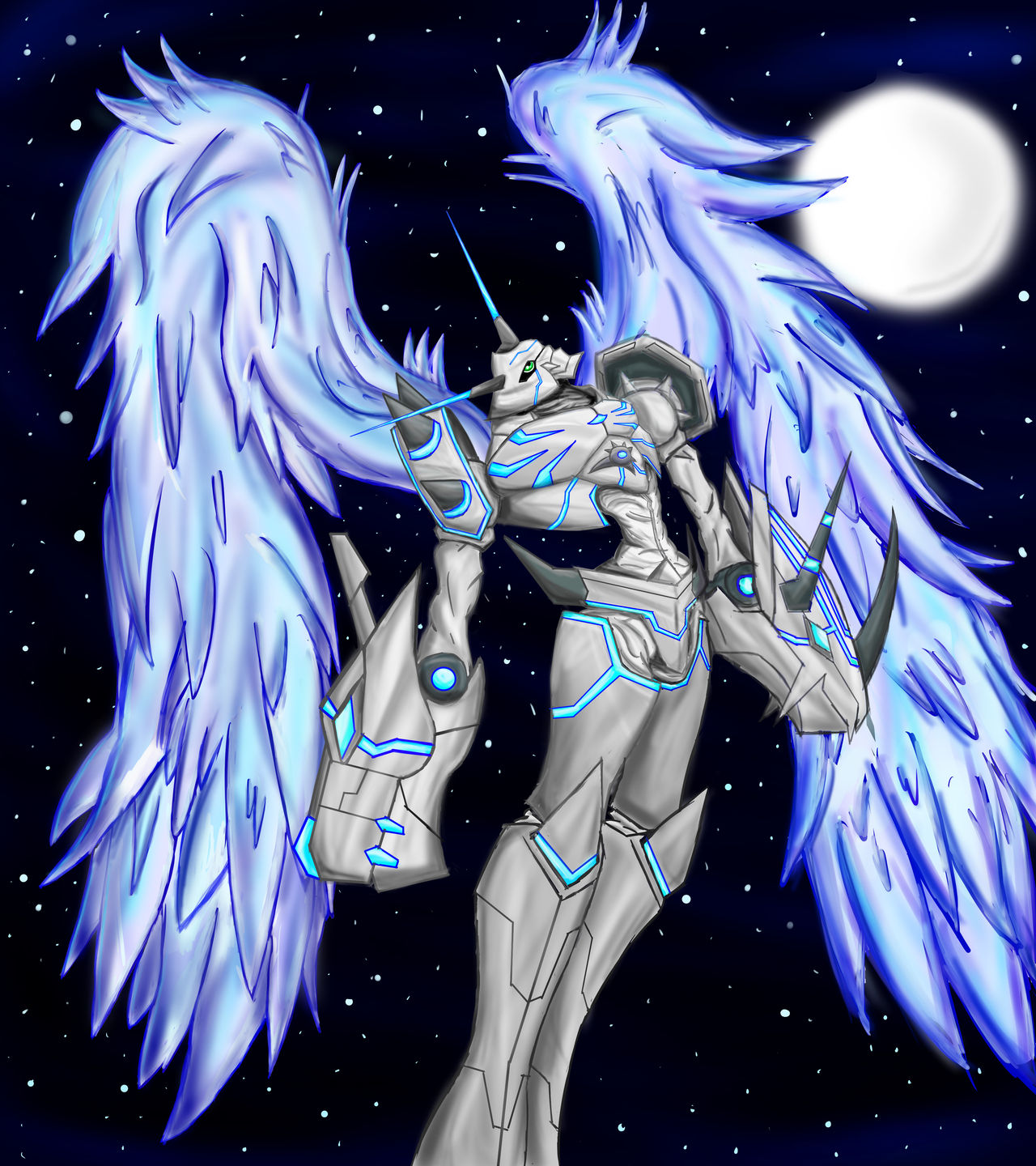 Omegamon Merciful Mode by sharpblaz3 on DeviantArt