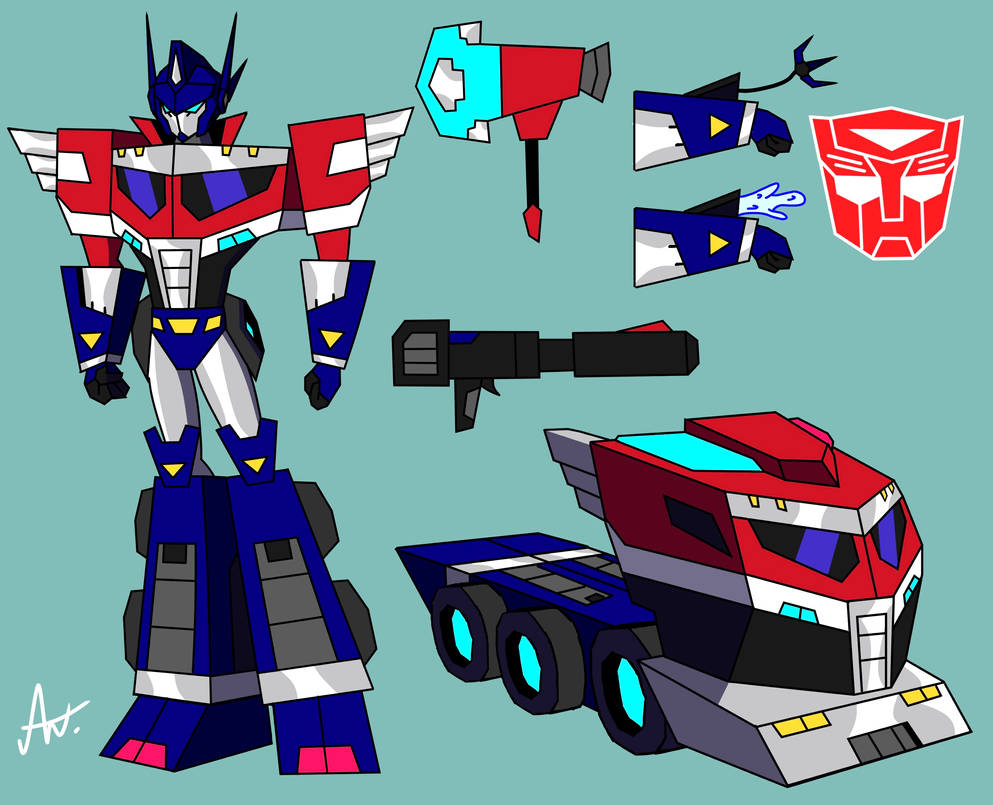 Optimus Prime (Redesign) by sharpblaz3 on DeviantArt